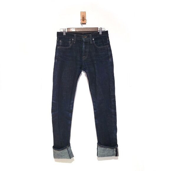 Baldwin Denim The Henley Classic Slim Selvedge Denim Dark Blue Jeans - Size 29 - Picture 1 of 12